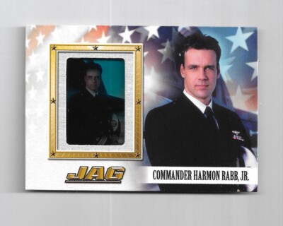 JAG Premiere Edition Cel Clips Gallery card G1 David James Elliott Harmon Rabb