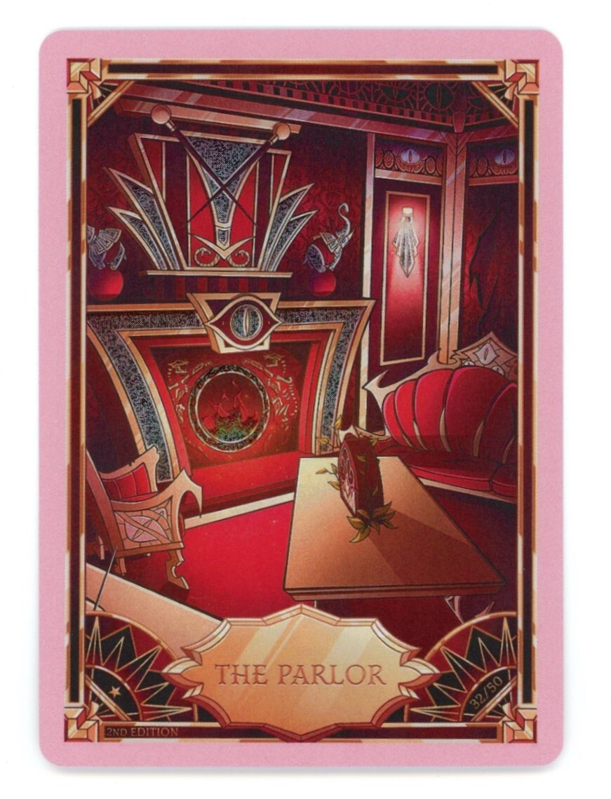 Hazbin Hotel Trading Cards 2nd Edition Pink Foil The Parlor #32/50