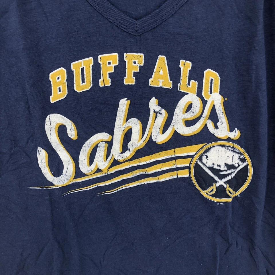 Buffalo Sabres Women's Graphic Heritage Soft Style T-Shirt - Size XL - Navy Blue - Image 3 of 4