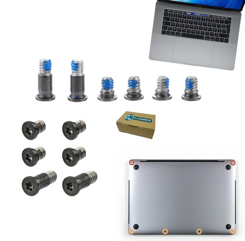 Tornillos atornillados funda inferior para MacBook Pro 13,3" A1989 con barra táctil 2018 - Imagen 3 de 4