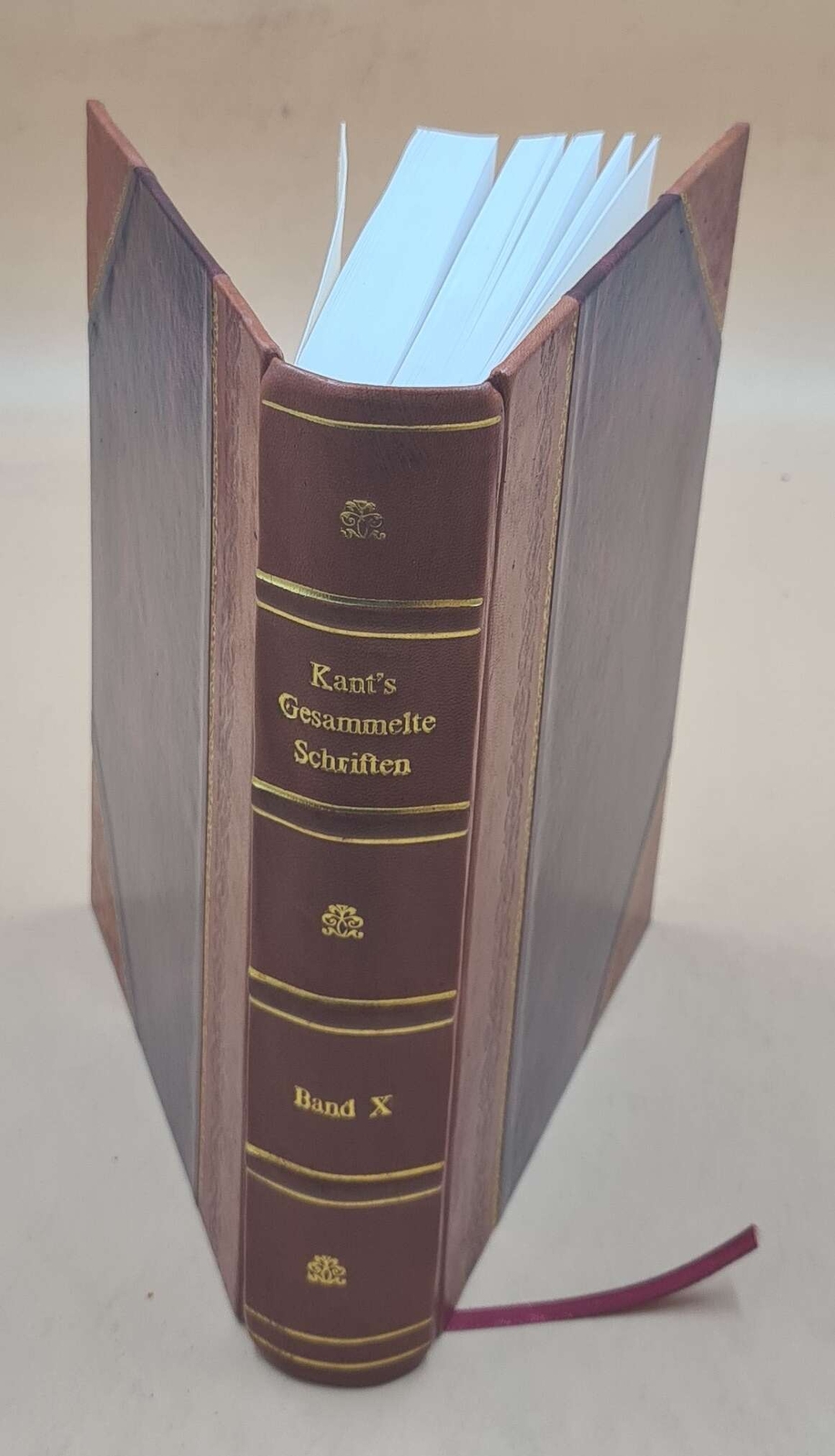 Kant's gesammelte Schriften herausgegeben von der Ko Vol-10 1900 [Leather Bound]