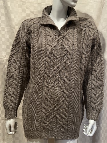Ralph Lauren 100% Worsted Wool Sweater Hand Knit New