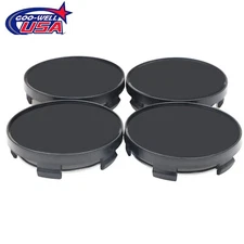 Set of 4 59mm Dia 5 Clips Whee Tyre Center Hub Caps Cover Fit for Car US