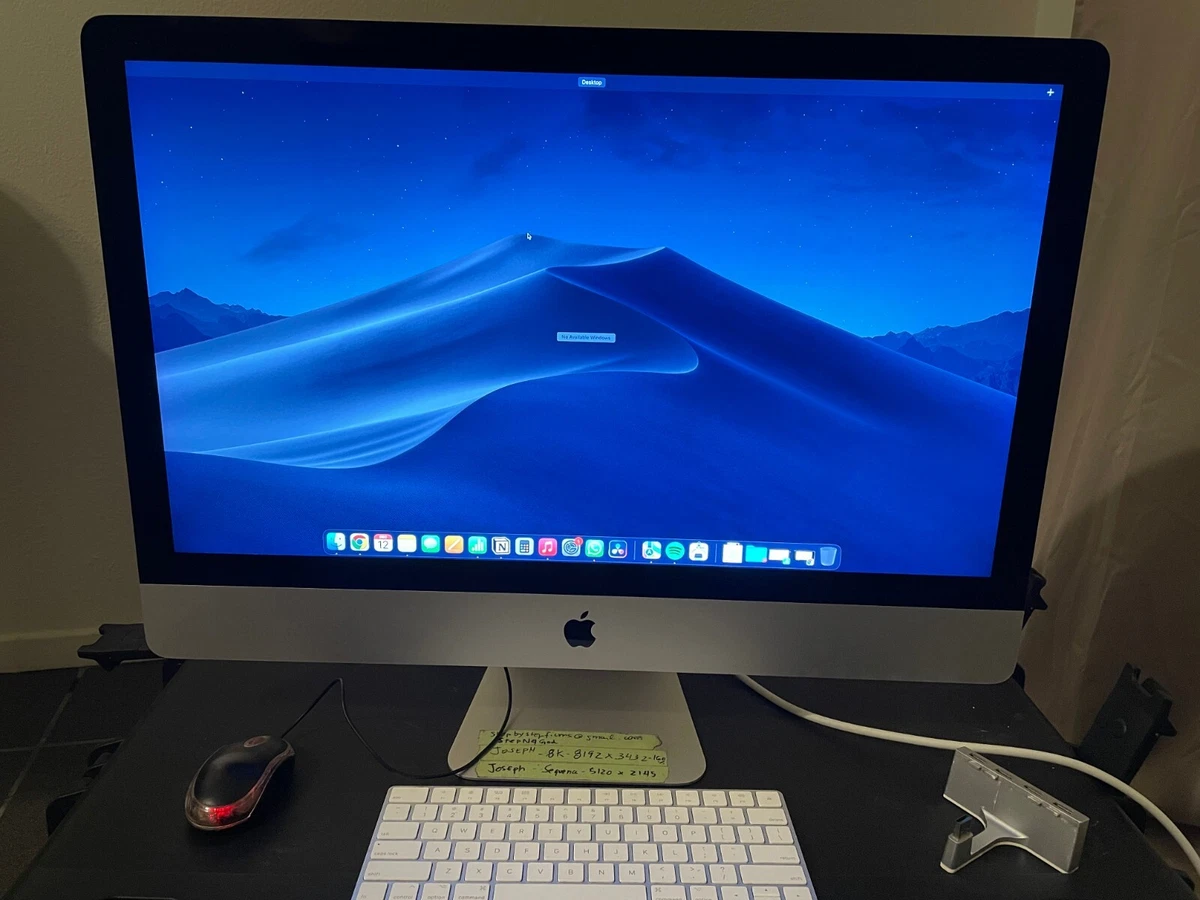Apple iMac with Retina 5K display Intel Core i7 7th Gen. 2017