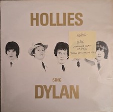 The Hollies Sing Dylan Vinyl Record LP VG/VG PMC 7078 1969