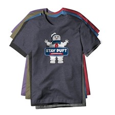 Stay Puft Marshmallows Logo Good : Ghostbusters Movie, Cotton/Poly Blend Tee