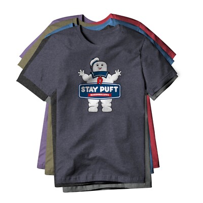Stay Puft Marshmallows Logo (Good) : Ghostbusters Movie, Cotton/Poly Blend Tee