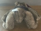 Brown Christmas Teddy Bear W/ Santa Hat And Festive Corduroy Plaid Vest New — photo 8