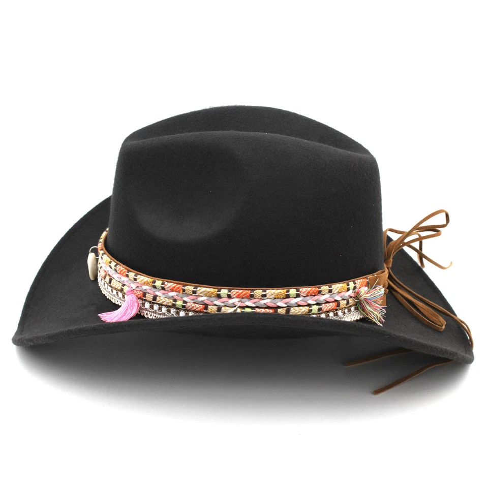 Western Niños Niñas Sombrero de Vaquero Vaquera Disfraz Gorra para Halloween Fiesta de Cumpleaños Foto 3 de 4