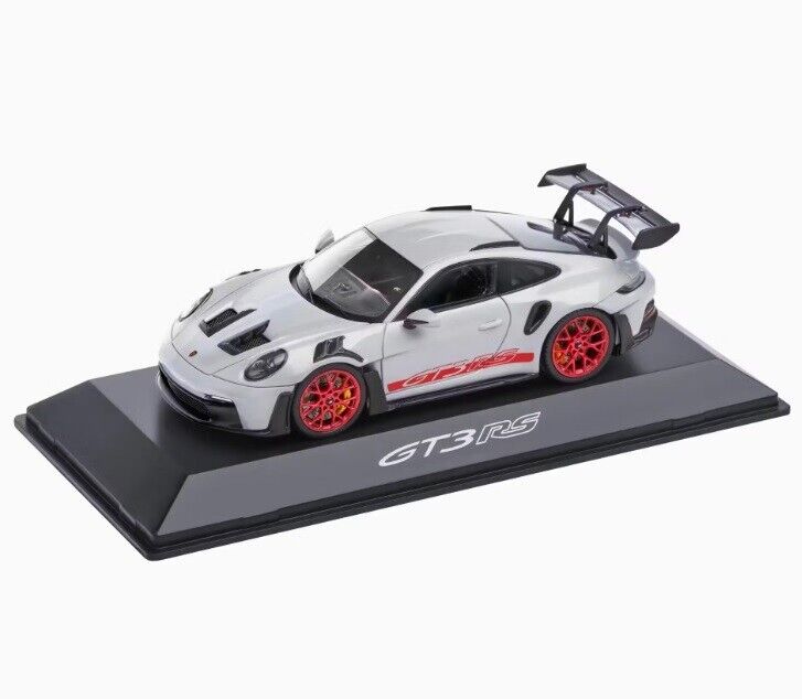 1/43 Porsche 911 992 GT3 RS Ice Grey Resin Model Car by 1/43 Porsche 911 992 GT3 RS Ice Grey Resin Model Car by