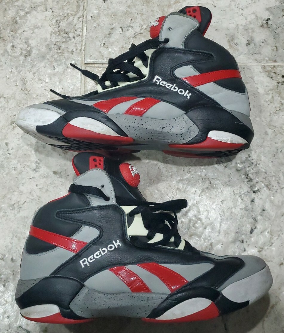 GORGEOUS Reebok Pump Shaq Attaq Brick City Tin Grey/Black GORGEOUS Reebok Pump Shaq Attaq Brick City Tin Grey/Black