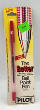 Vintage Pilot The Better Ballpoint Pen Red Ink Fine Point Japan NOS