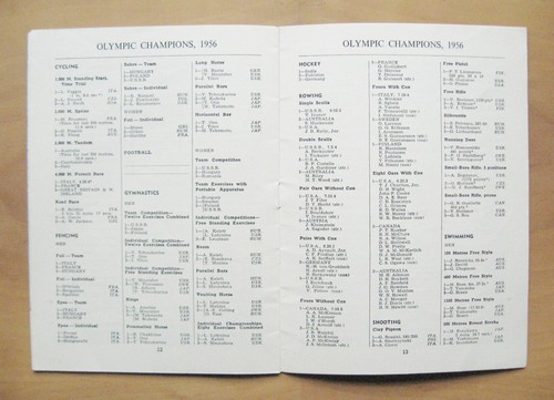 1956 Melbourne Olympics Football Final RUSSIA v YUGOSLAVIA & Closing Ceremony - Picture 4 of 5