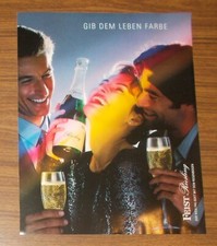Seltene Werbung FEIST RIESLING - Der Riesling-Sekt mit dem Regenbogen 1995