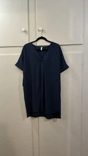 Women’s Shirt Dress/ Shift Dress Navy Blue Medium 