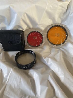 Hoya Red And Orange Filters And Hoya 55mm Lens REDUCED PRICE $50 To $40