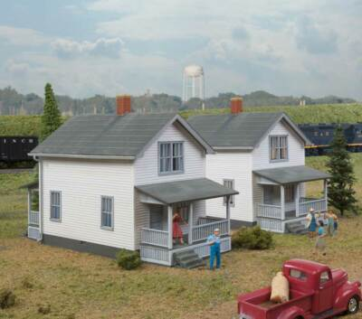 #ad Walthers Cornerstone HO Scale Building Structure Kit Company House 2 Pack $35.99