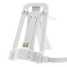 Function White Holder with iPhone Charger For all iPhones Lightning Cable Dock
