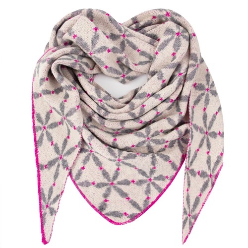 Bufanda de mujer XXL de punto triangular bufanda pañuelo para el cuello pañuelo triangular acogedor esponjoso - Imagen 9 de 21