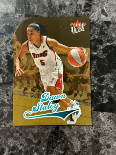 2004 Fleer Ultra Gold Medallion Die-Cut Dawn Staley @QP05