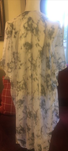 Ivy London NYC tie dye Kimono Black color One Size - Picture 6 of 8