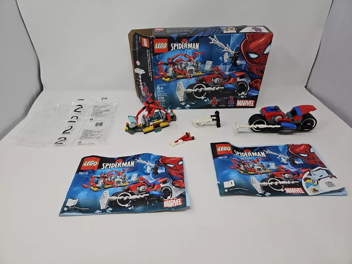 Lego super heroes spider man bike rescue sale