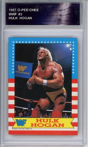 1987 O-Pee-Chee WWF #3 Hulk Hogan - Encased 294554