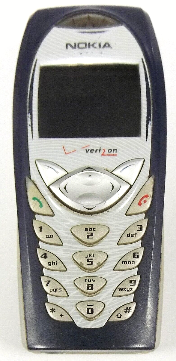 Nokia 3589 I / 3589i - Blue ( Verizon ) Rare Cellular Candybar