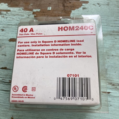 Square D HOM240C 40 A Circuit Breaker, Two Pole - Bild 5 von 7