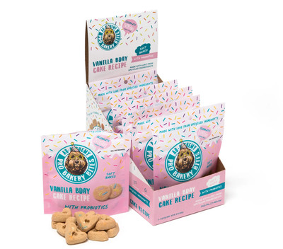 Pro Bakery Bites Probiotic Dog Treats Vanilla Bday 2 oz Bag - Fast Shipping