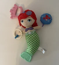 Kids Preferred Disney Princess Ariel Little Mermaid Plush Activity Toy 11”