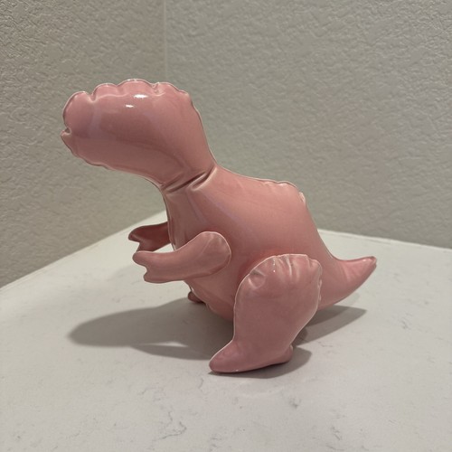Brett Kern Ceramic “Inflatable” Pink T-Rex Art Sculpture - Pop Art - Picture 2 of 2