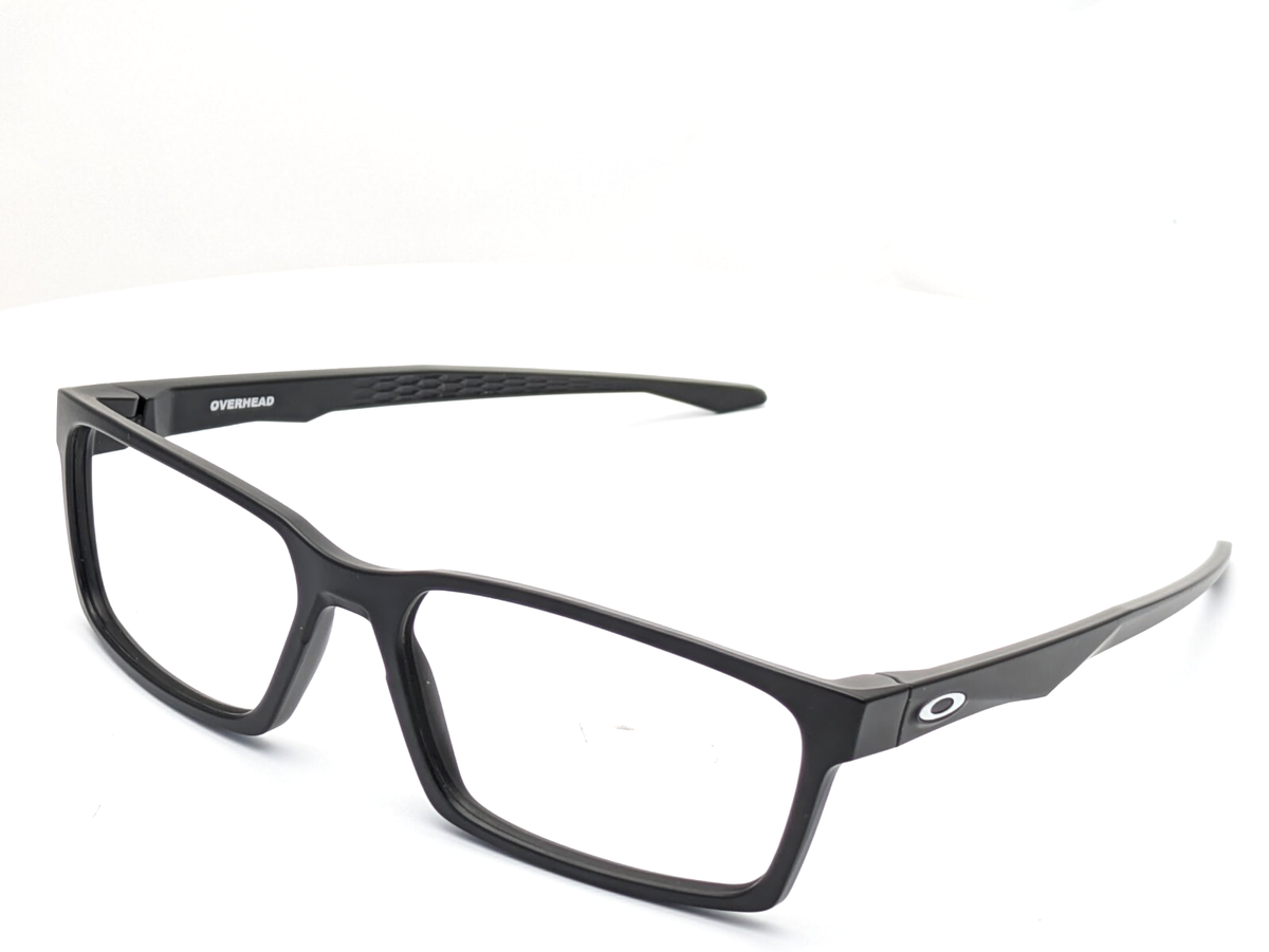 Oakley Men\'s Ox8060 Overhead 0159 Satin Black/Demo Lens, 59 mm Eyeglasses Oakley OX8060 Overhead | Free Shipping | Glasses.com® main image 2