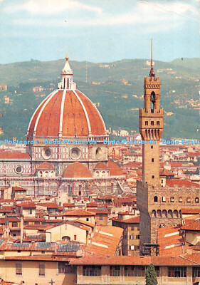 D099036 Firenze. Die Kuppel und der Arnolfo Turm. De Maria. Da Fotocolor Kodak Ektach