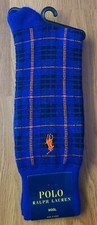  1 POLO Ralph Lauren Signature Pony Plaid Wool Crew Socks Men's Size 6-12.5 NWT