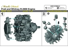 1/32 Metallic Details MDR3243 Pratt & Whitney R-2800