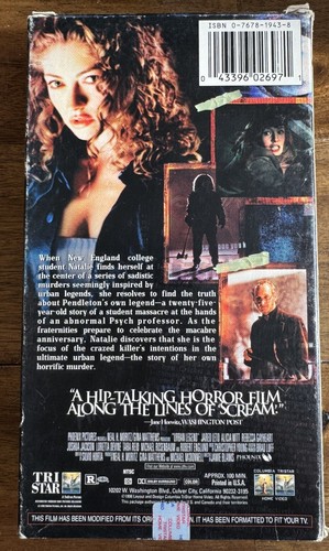Urban Legend (1998) Slasher Horror VHS - Picture 2 of 5