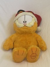 Vintage PAWS Garfield Santa 19  Inch Christmas Plush - Limited Edition 25 Years