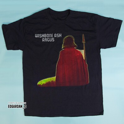 Wishbone Ash Argus Black Unisex T-shirt Size S-5XL