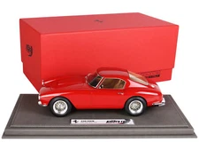 1959 FERRARI 250 SWB GT BERLINETTA PASEO CORTO RED & DISPLAY CASE 1/18 BBR 1851A