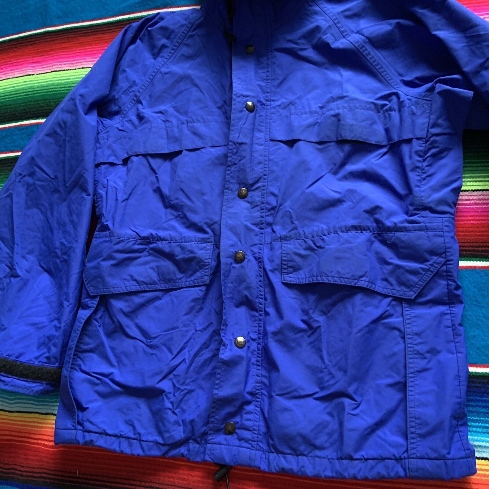 Vintage REI Goretex Hooded Rain Jacket Mens Size Smal… Gem