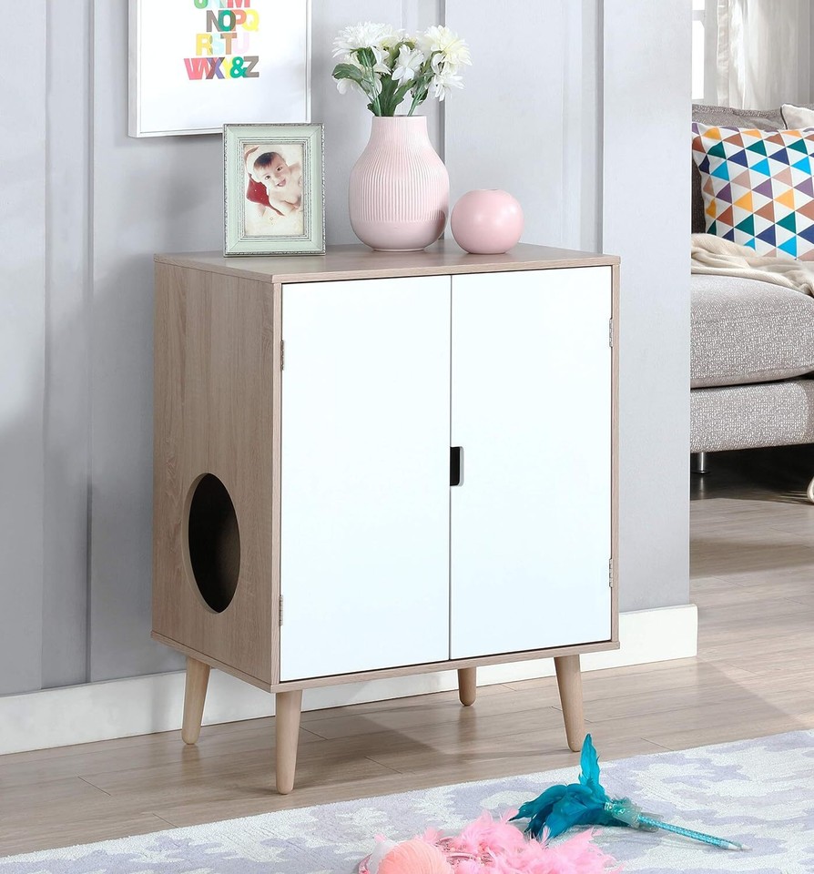 PennPlax Hidden Cat Litter Box Modern Enclosed Furniture eBay