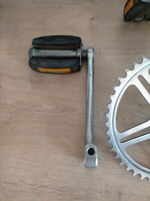 Pédalier Acier Assauto Vintage – 46 Dents – Fabrication Italienne – Vélo Route