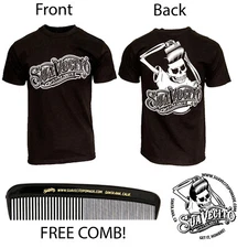 Men's Suavecito Pomade OG Tee Shirt Black (S, M, L, XL, 2XL, 3XL, 4XL, 5XL)