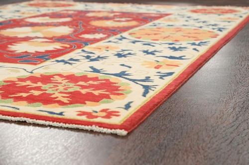 Vegetable Dye Super Kazak Art And Craft Oriental Area Rug Hand-knotted Wool 7x10 - Picture 11 of 12