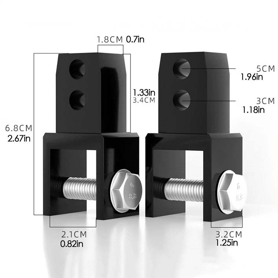 2x Shock Absorber Height Extension Extender Riser ATV Pit Dirt Trail Bike Motorc - Image 2 of 4