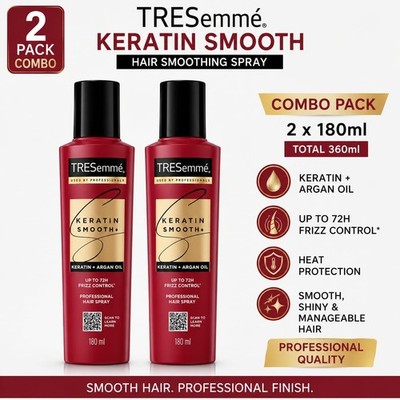 Tresemme Keratin Smooth Shampoo 180 ml Pack of 2