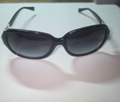 Coach Black Oversized Round Sunglasses with Case Coach Black Oversized Round Sunglasses main image 4