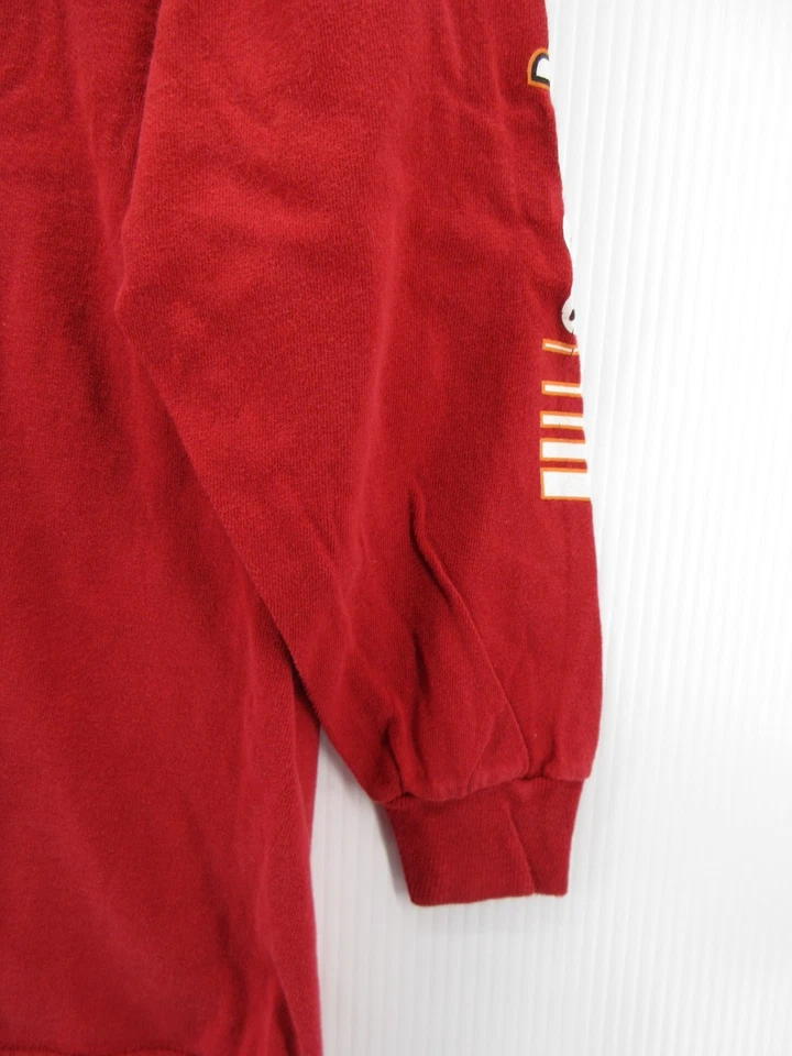 VINTAGE Billabong Shirt Boys XL Red Pullover Graphic Surf Skate Tee Y2K Crewneck - Image 3 of 4