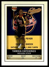 2002-03 Fleer Authentix WNBA Tamika Catchings Fever #77